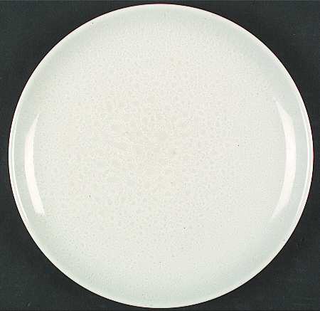 Casual White Mottled Luncheon Plate