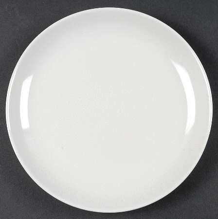 Casual White Mottled Salad Plate
