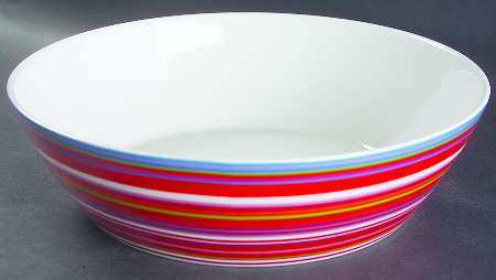 Origo Pink 10" Round Vegetable Bowl