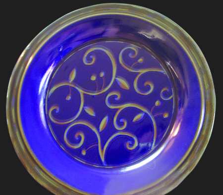 Prairie Midnight Pond Blue Accent Salad Plate
