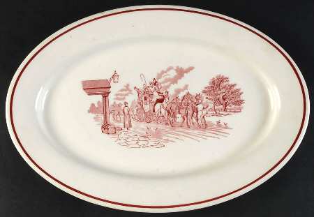 IRO38 13" Oval Serving Platter