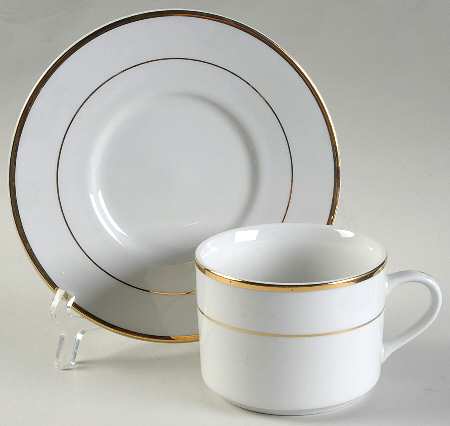 ISC2 Flat Cup & Saucer Set