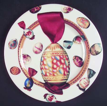 Uova Dinner Plate by Italian Ceramics