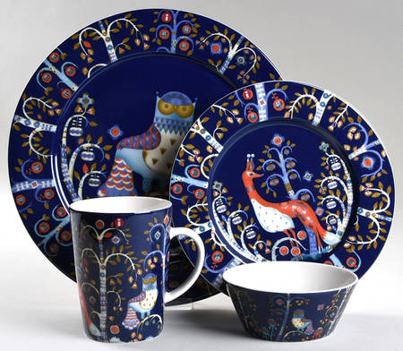 Taika Blue 4 Piece Place Setting
