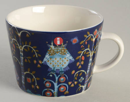 Taika Blue Flat Cup