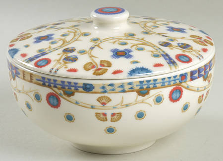 Taika White Covered Soup Bowl