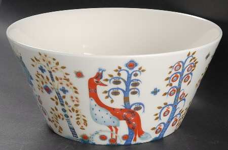 Taika White 10" Round Serving Bowl
