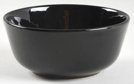 Syntes Black Coupe Cereal Bowl