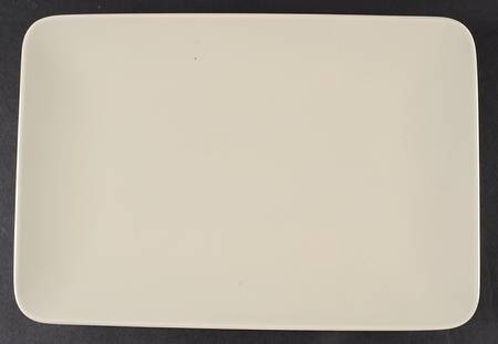 Dinera Beige (Ivory) 12" Rectangular Plate