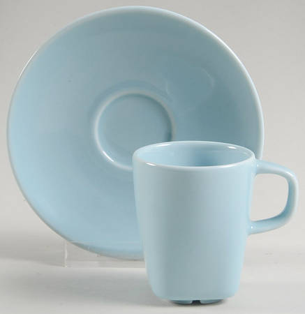 365+ Flat Demitasse Cup & Saucer Set