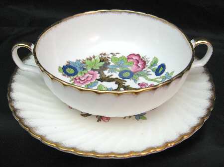 IPE13 Flat Cream Soup Bowl & Saucer Set