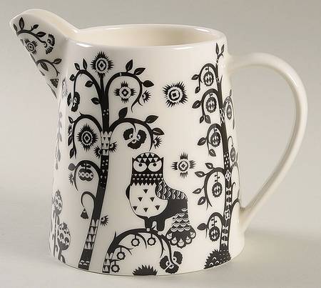 Taika Black 17 Oz Pitcher