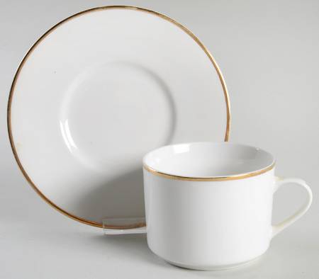 Santa Cruz Flat Cup & Saucer Set
