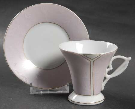 IFC12 Footed Demitasse Cup & Saucer Set