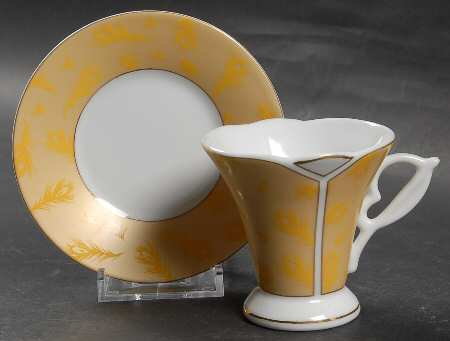 IFC12 Footed Demitasse Cup & Saucer Set