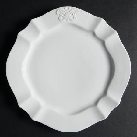 Belle Blanc Salad Plate