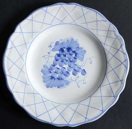 Blue Grape Salad Plate