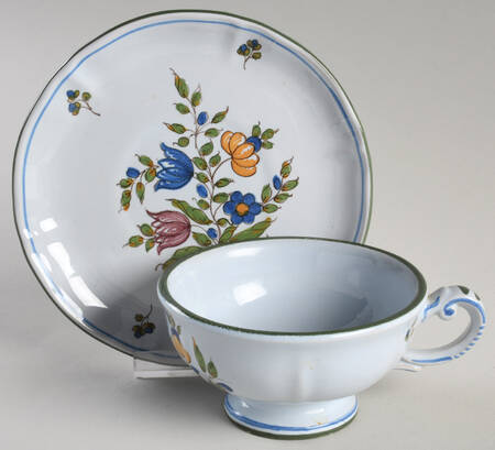 IML6 Footed Cup & Saucer Set by Imolarte (Imola)