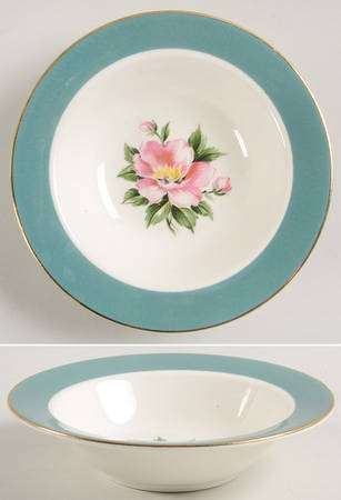 Empire Green Rim Fruit/Dessert (Sauce) Bowl