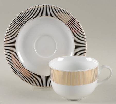 IEC25 Flat Cup & Saucer Set