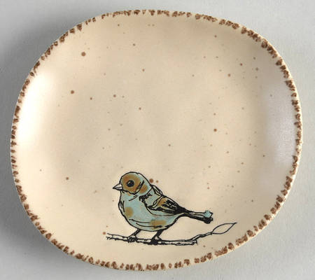 Easter Bird Cream Appetizer Plate