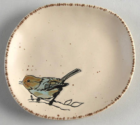 Easter Bird Cream Appetizer Plate