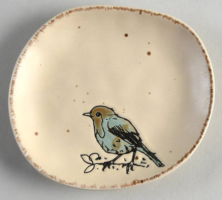 Easter Bird Cream Appetizer Plate
