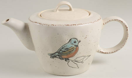 Easter Bird Cream Teapot & Lid