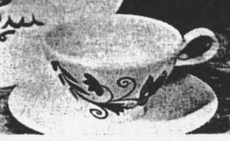 Country Cousin Flat Cup & Saucer Set