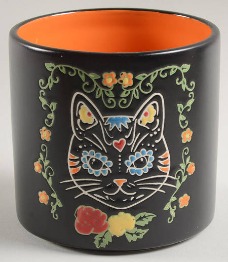 Calvin Sugar Skull-Day of the Dead 4" Canister No Lid