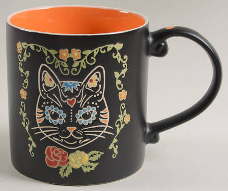 Calvin Sugar Skull-Day of the Dead Mug