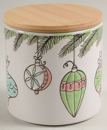 Camello Retro Ornament Small Canister & Lid