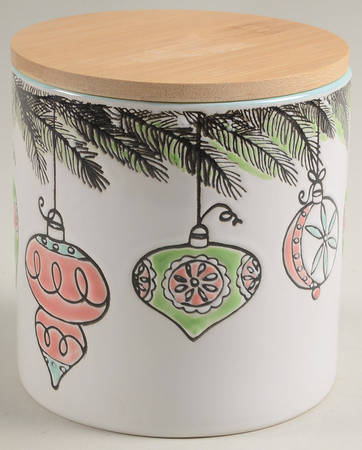 Camello Retro Ornament Medium Canister & Lid