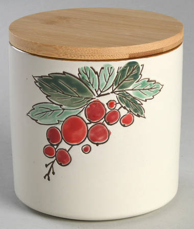 Berry Holiday Season 4" Canister & Lid