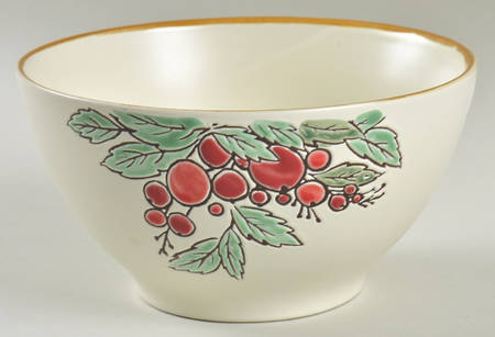 Berry Holiday Season Soup/Cereal Bowl