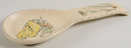 Chickadee Spring Spoon Rest/Holder (Holds 1 Spoon)