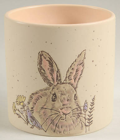 Evergreen Bunny 5" Canister No Lid