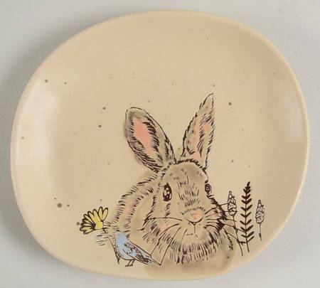 Evergreen Bunny Appetizer Plate