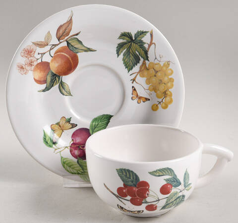 Decoro California Flat Cup & Saucer Set