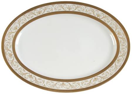 Arabesque 14" Oval Serving Platter