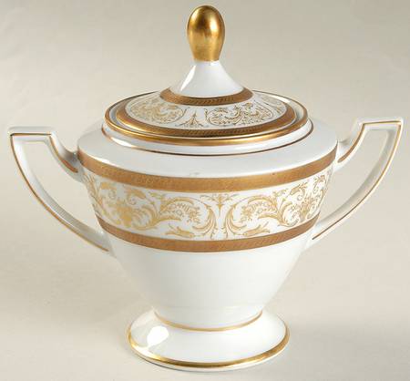 Arabesque Sugar Bowl & Lid