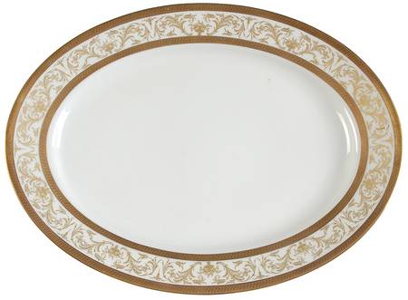 Arabesque 11" Oval Serving Platter