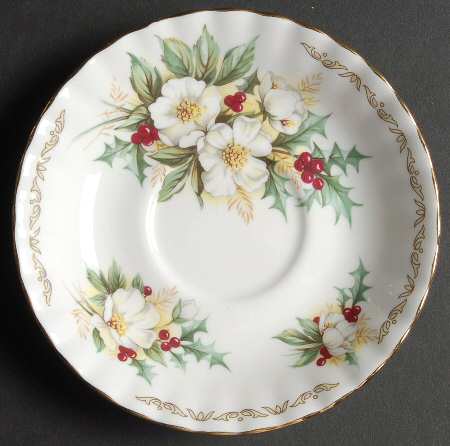 Bouquet of The Month Saucer for Footed Cup