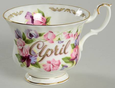 Bouquet of The Month Footed Cup