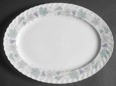 Bordeaux (E & R) 11" Oval Serving Platter