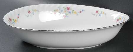 Cherie 10" Oval Vegetable Bowl