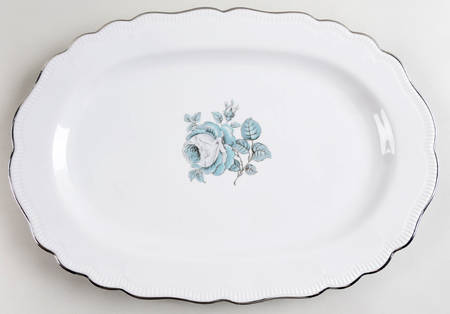 Dream Rose 15" Oval Serving Platter