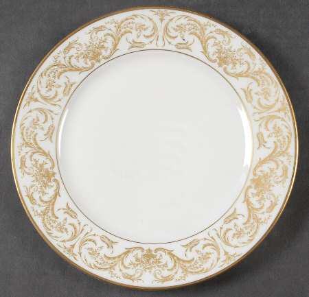 Golden Chantilly Salad Plate