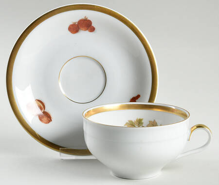 Harvest Flat Cup & Saucer Set by Jaeger