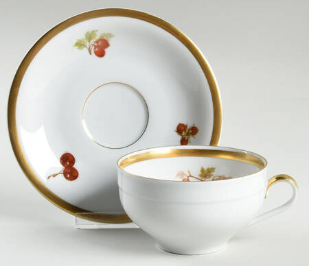 Harvest Flat Cup & Saucer Set